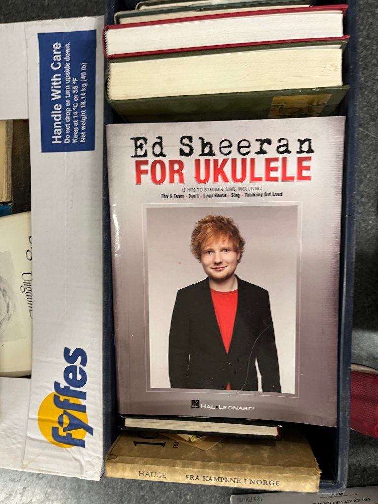 Ed Sheeran for ukulele bok