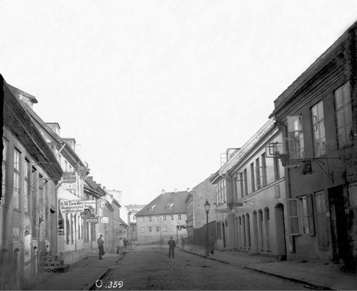 Brugata før brewgata åpna.